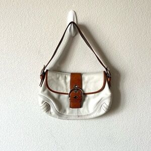 Coach white soho bag